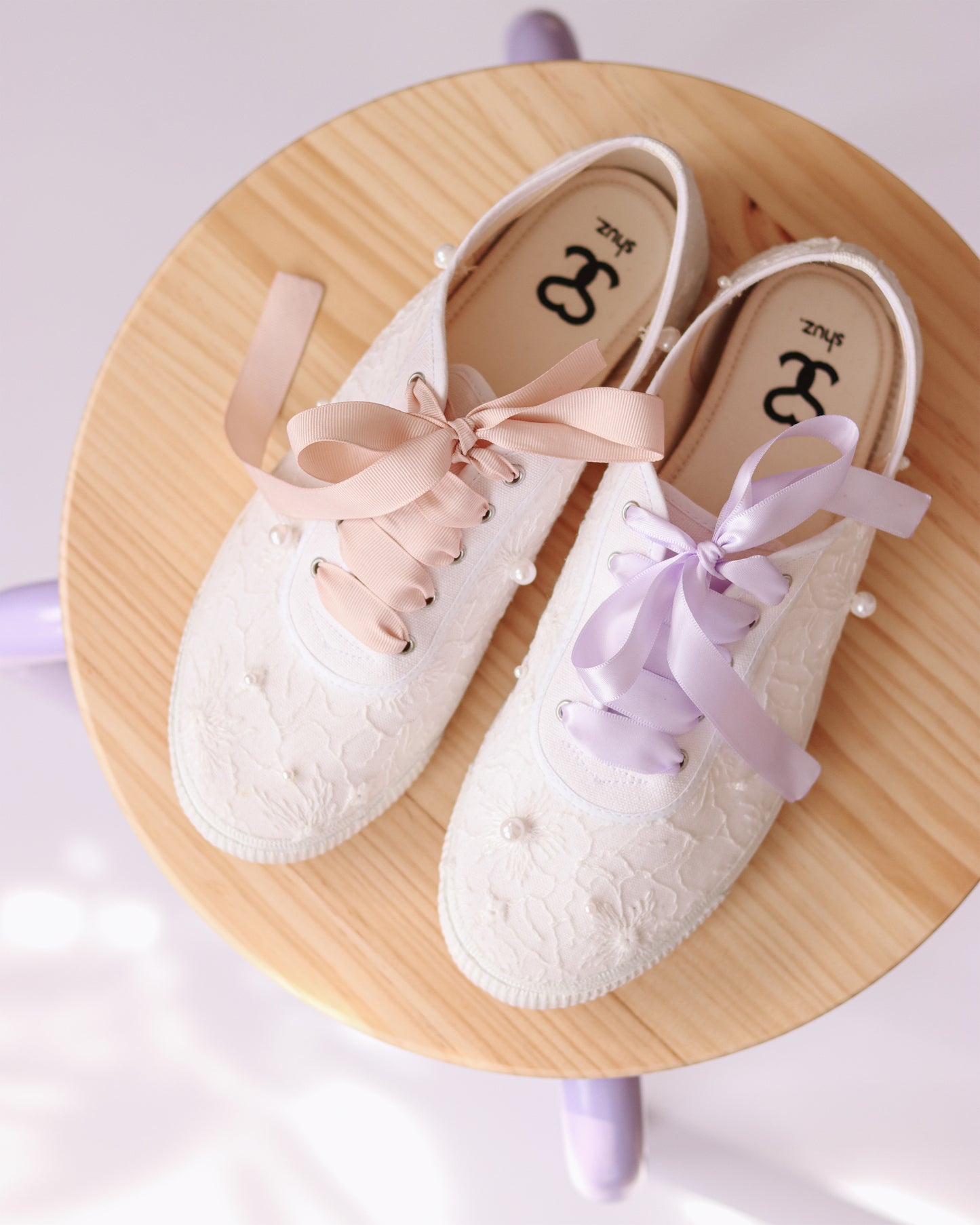 Tenisice za vjenčanje "LACE&PEARLS"