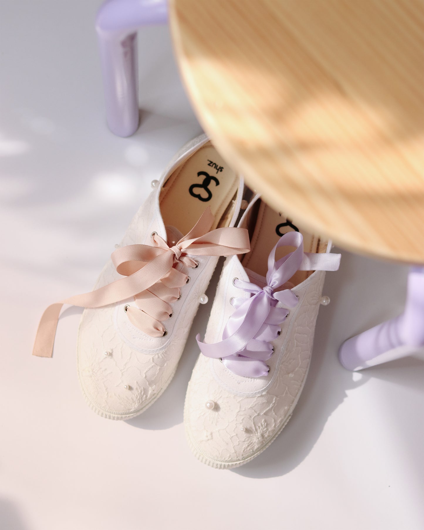 Tenisice za vjenčanje "LACE&PEARLS"