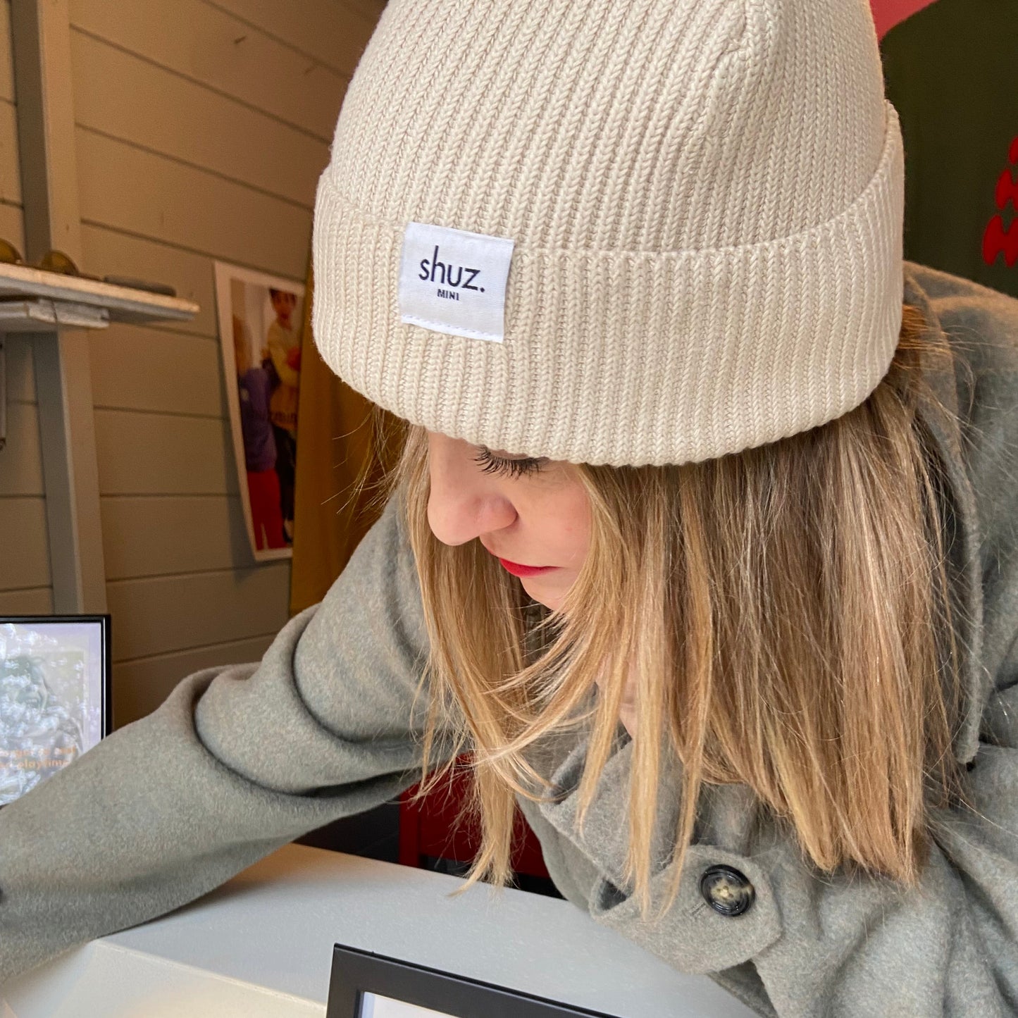 Kapa beanie Natural raw