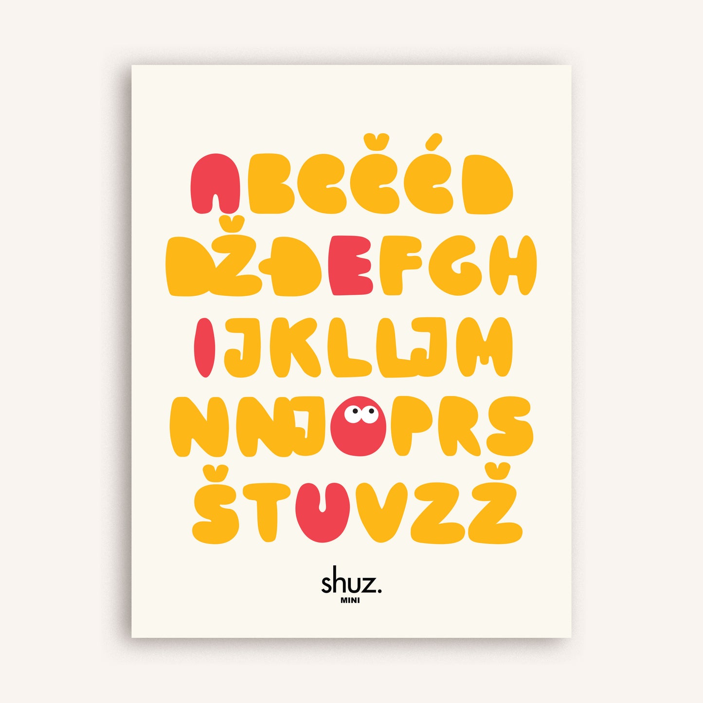 POSTER - učenje abecede