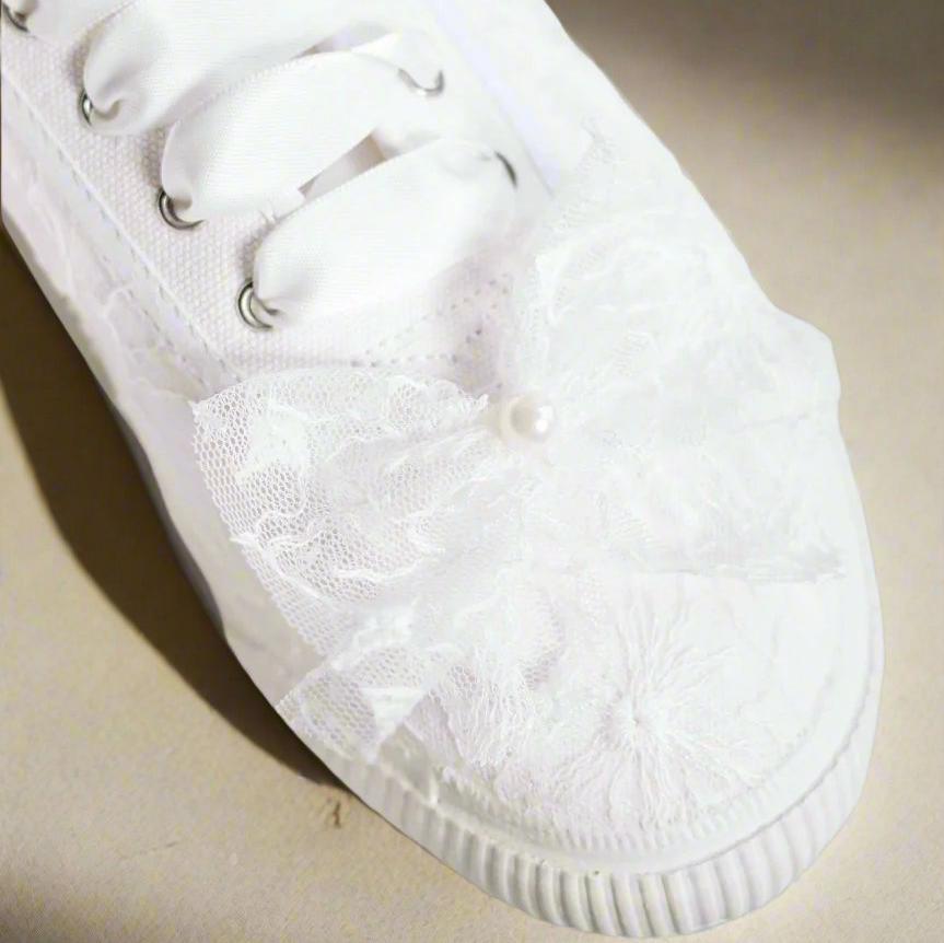 SHUZ. custom sneakers "WHITE WEDDING"