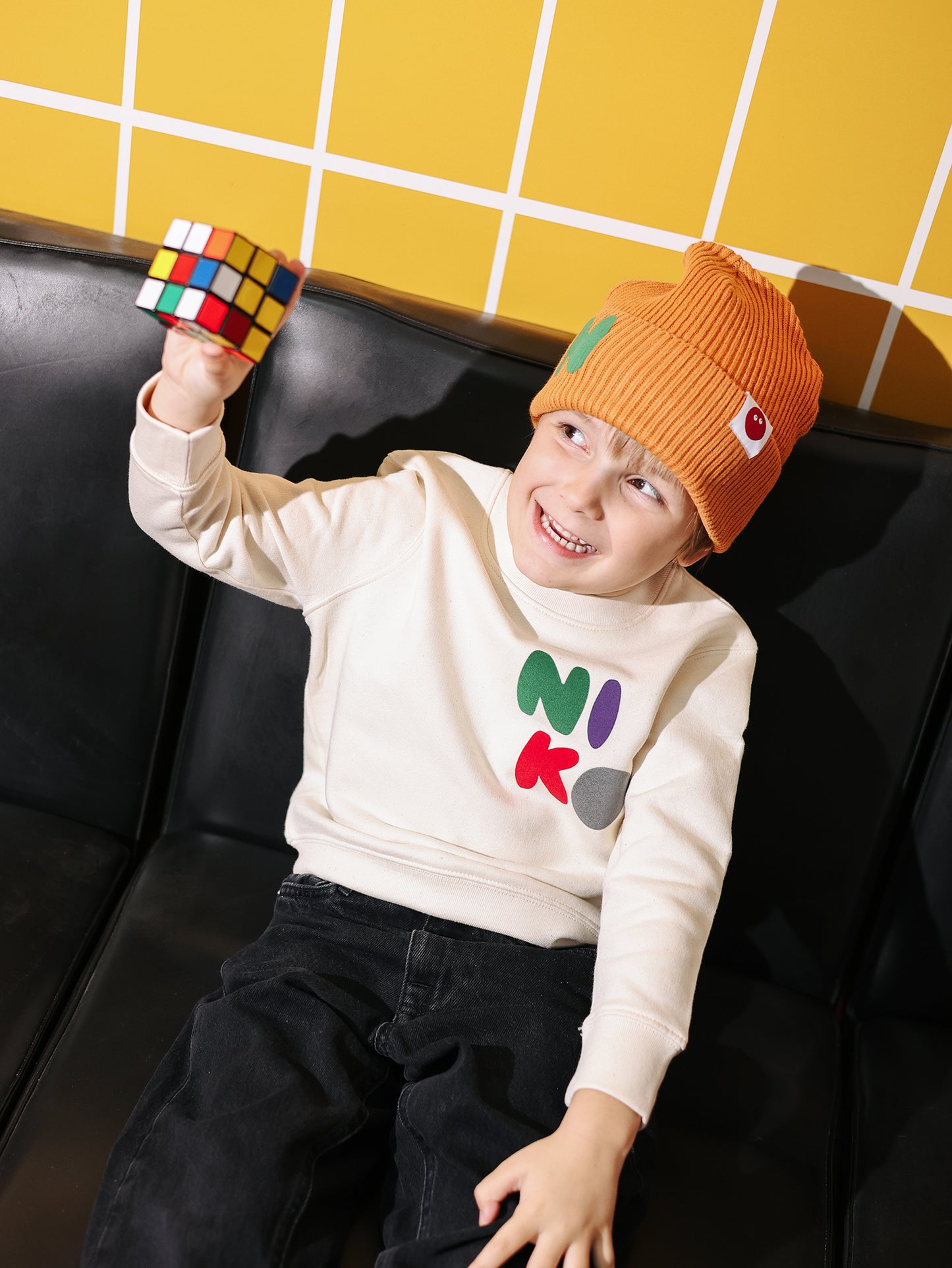 Zimska pamučna kapa Orange