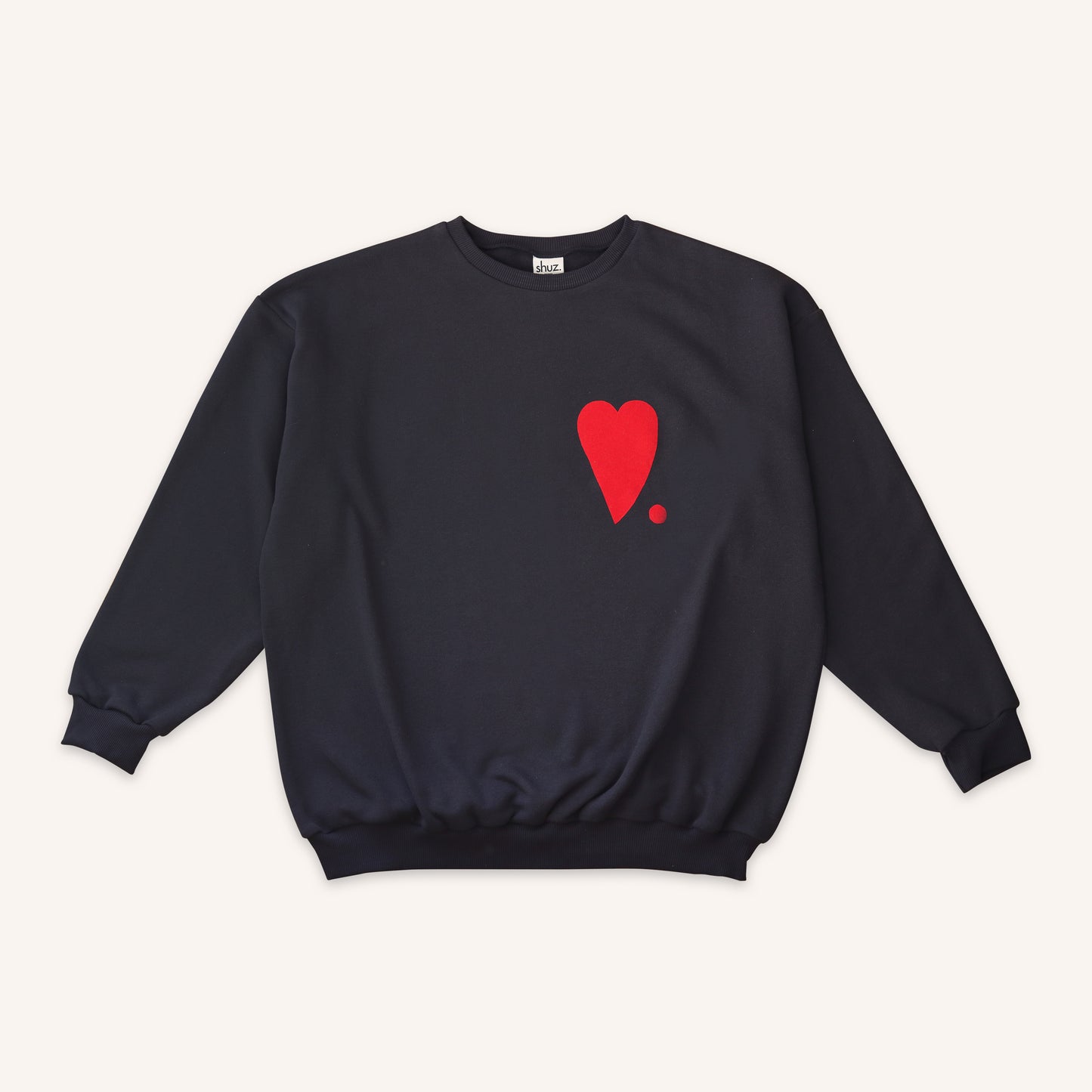 Blue Heart - adults sweatshirt