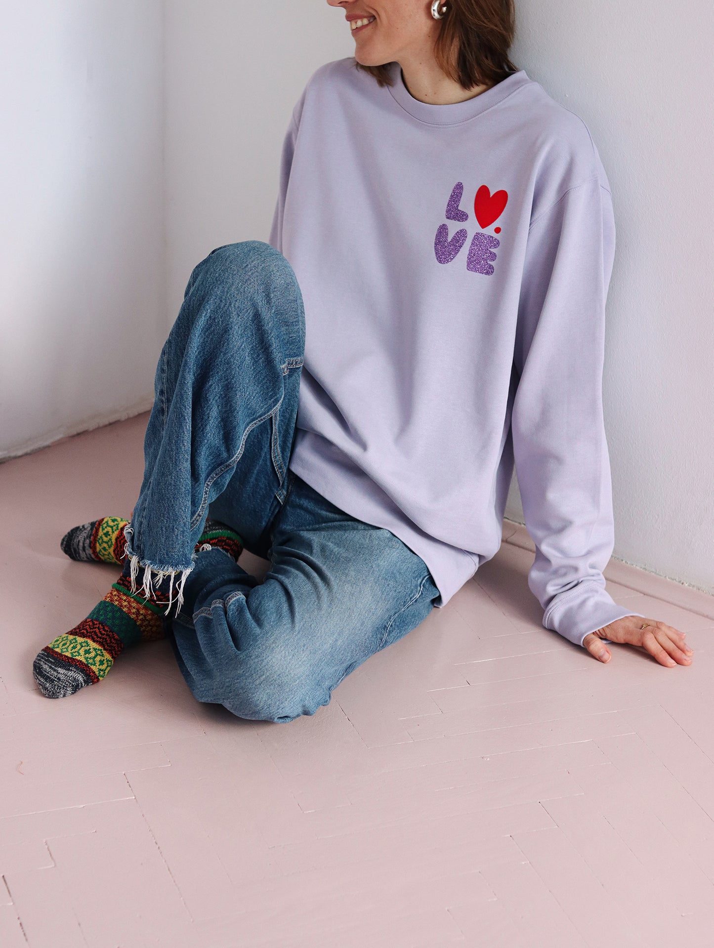 Lavender adults sweatshirt