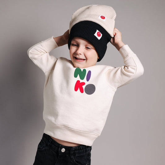 Dječja majica dugih rukava - Natural Raw