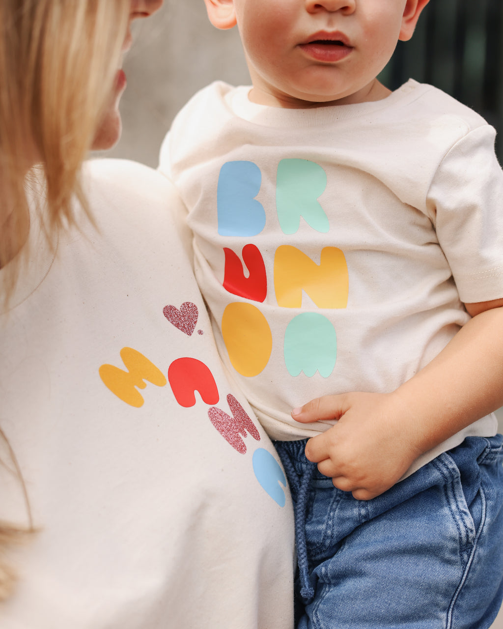Mama&Mini set - Natural raw