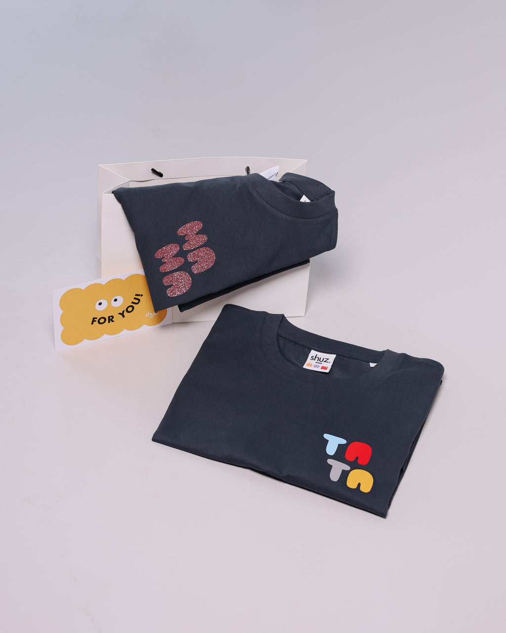 Mama&Tata set - ink grey
