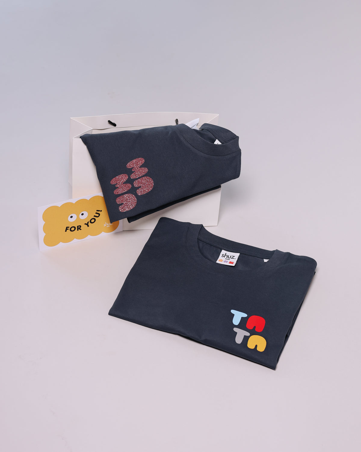 Mama&Tata set - ink grey