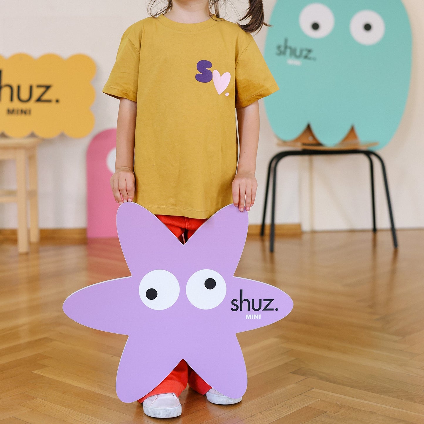 Majica kratki rukavi za djecu- Ochre