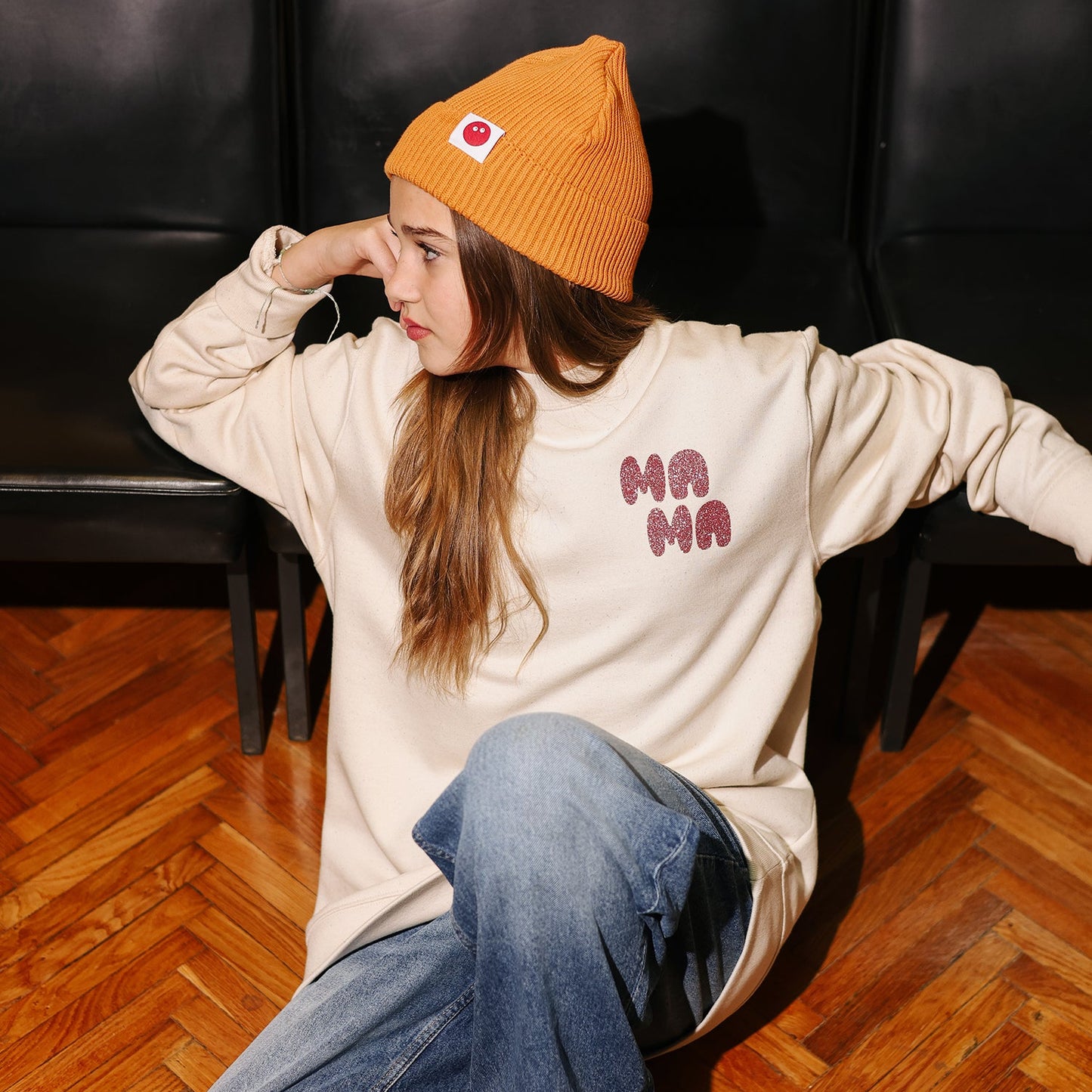 Zimska pamučna kapa Orange