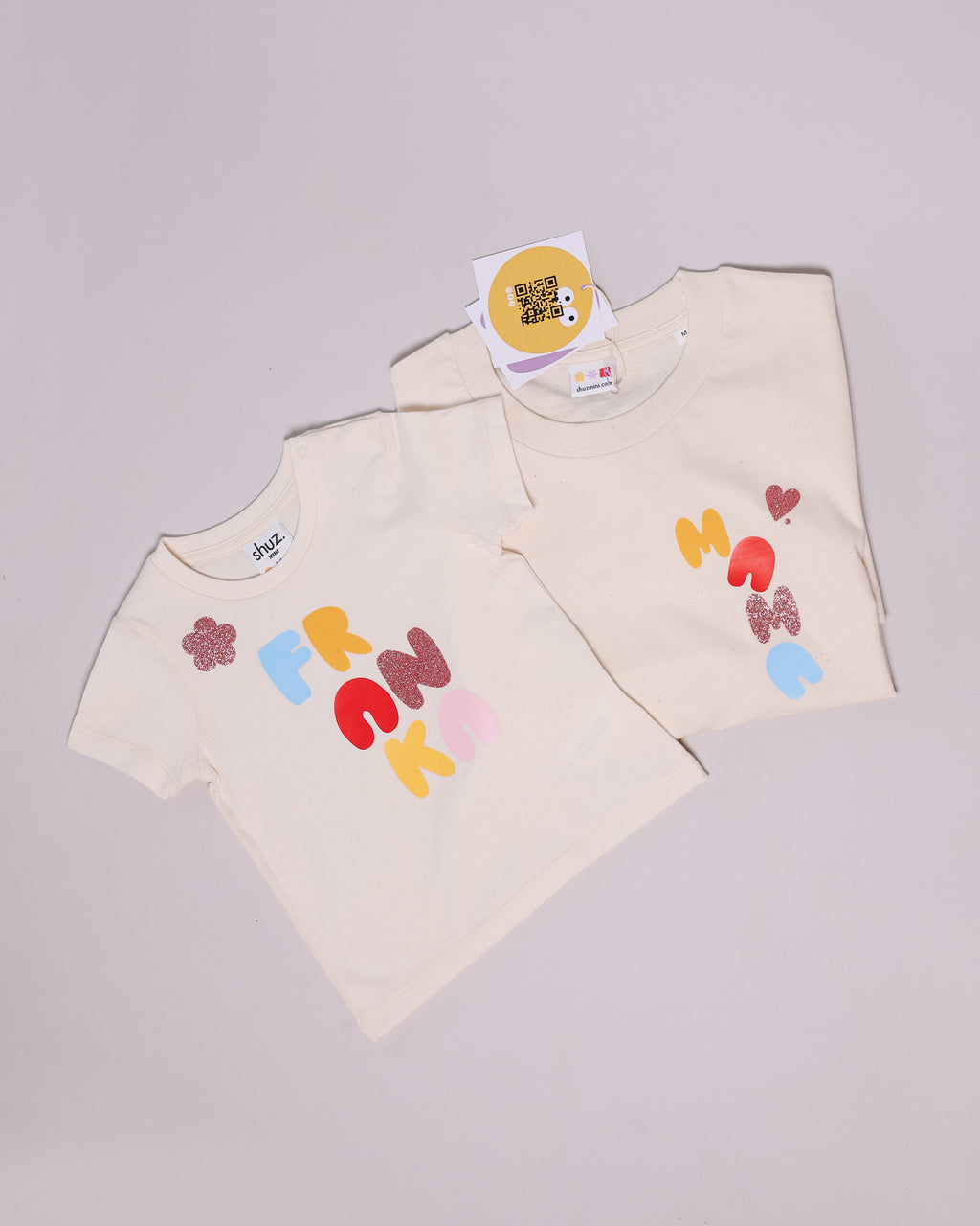 Mama&Mini set - Natural raw