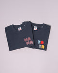 Mama&Tata set - ink grey