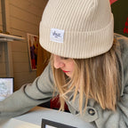 Kapa beanie Natural raw