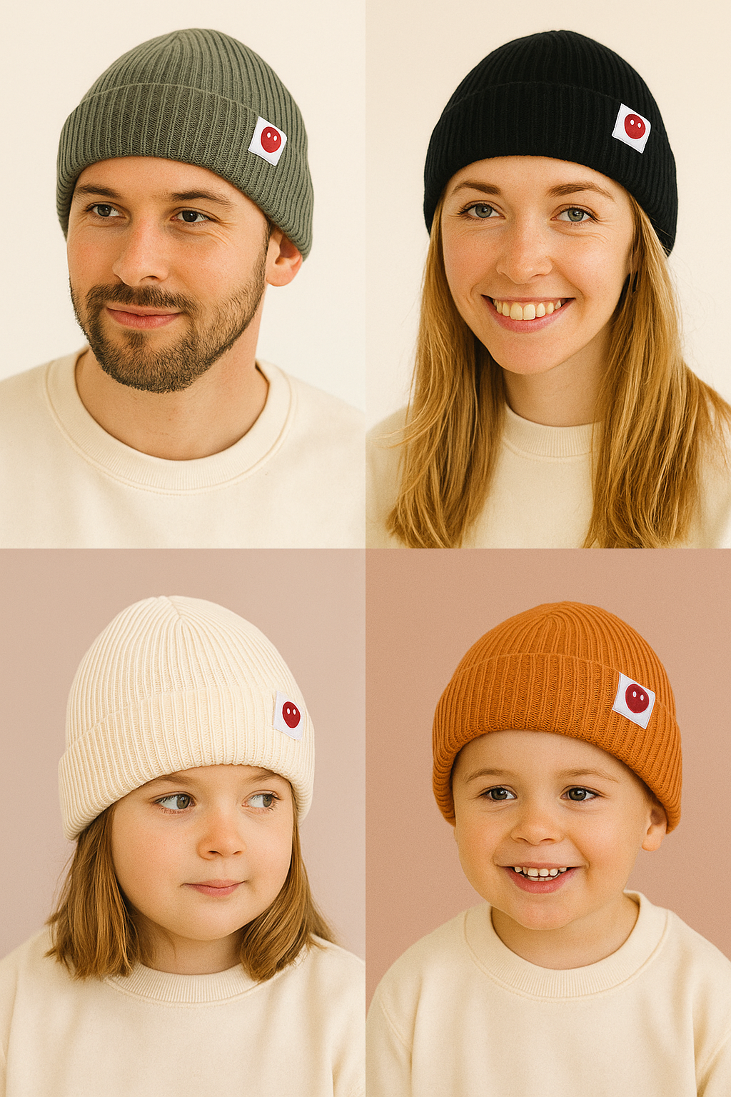 Kapa beanie Natural raw