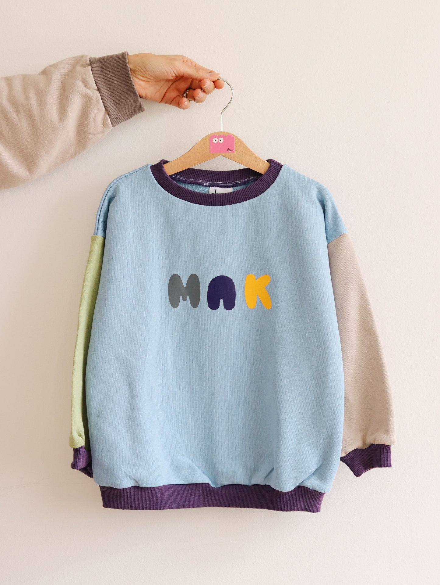 Multicolour - personalised kids sweatshirt