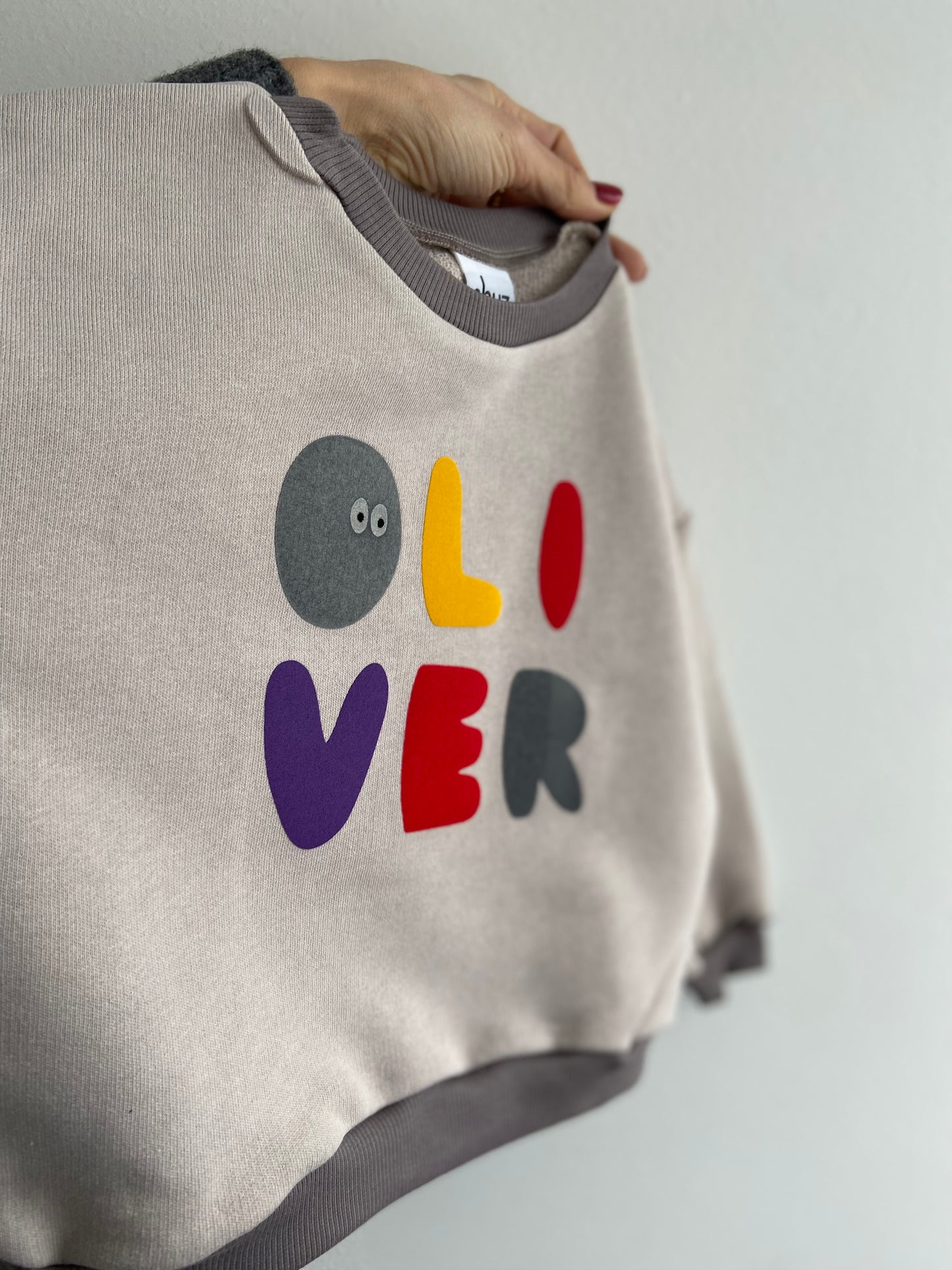 Gray Grey - personalised kids sweatshirt