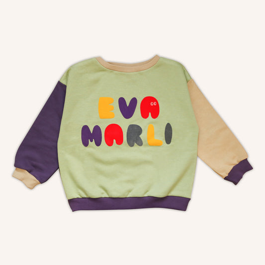 Multicolour - personalised kids sweatshirt