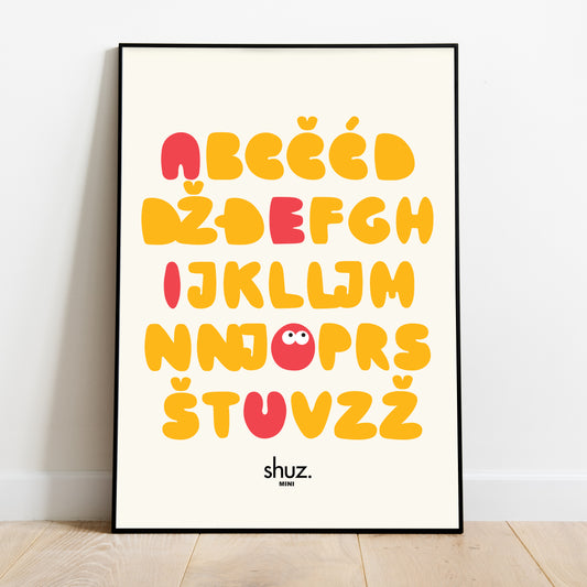 POSTER - učenje abecede