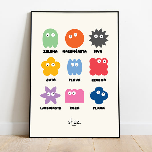 POSTER - učenje boja